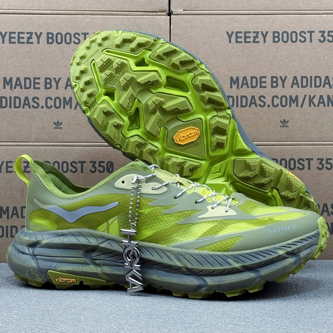 Hoka Mafate Speed 4 Fluorescent Green