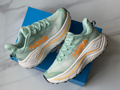 HOKA Challenger 8 Lake Blue | Orange