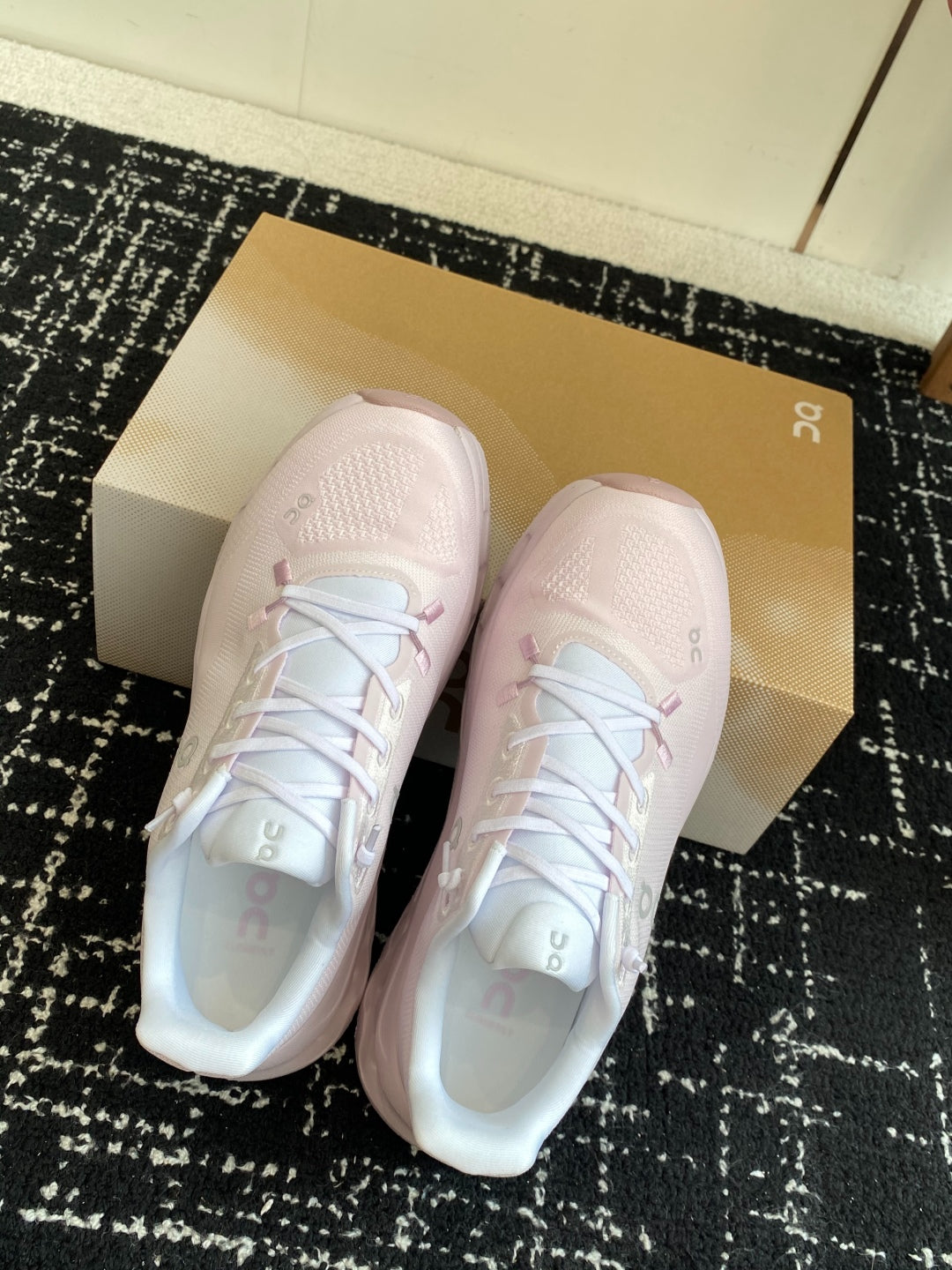 Cloudtilt Cushioned Running Sneakers Full Light Pink Breathable Mesh Sport Shoes Unisex