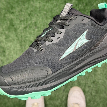 Altra Lone Peak 7 Dark Grey Mint Green Zero Drop Breathable Trail Running Sneakers