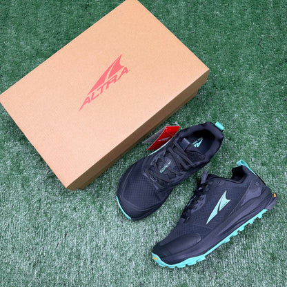Altra Lone Peak 7 Dark Grey Mint Green Zero Drop Breathable Trail Running Sneakers