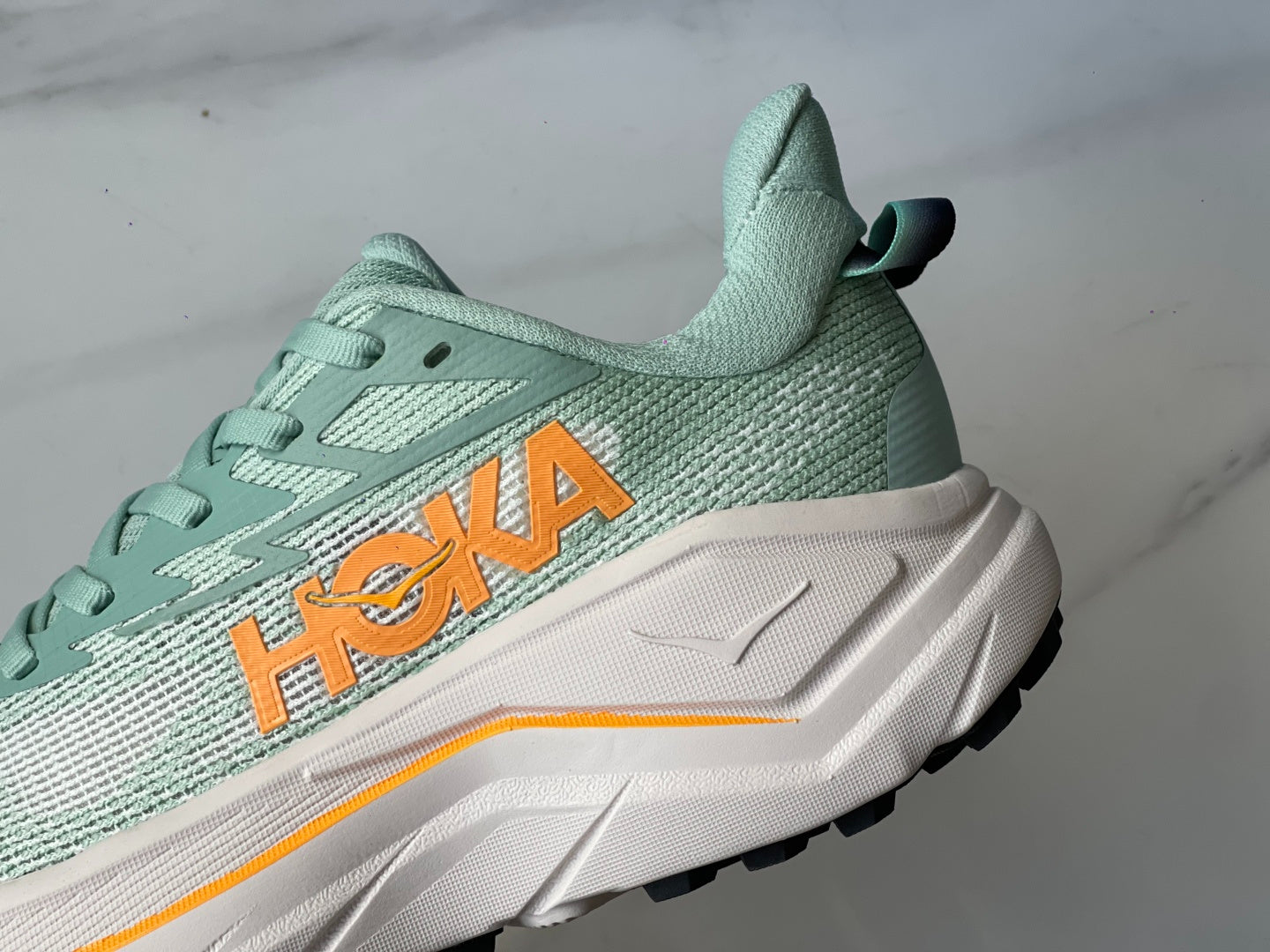 HOKA Challenger 8 Lake Blue | Orange