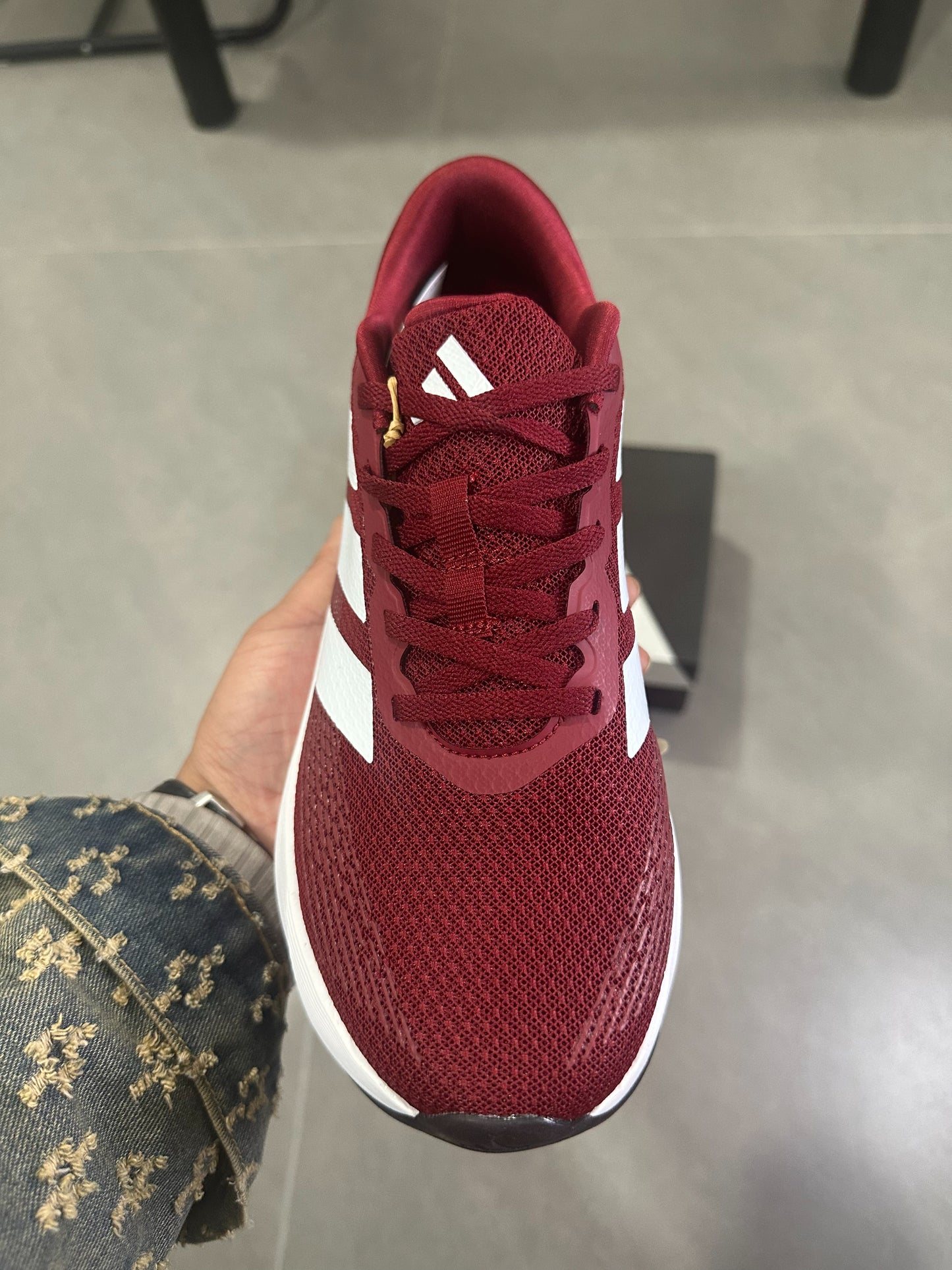 Adidas Galaxy 7 (Burgundy / Cloud White colorway)