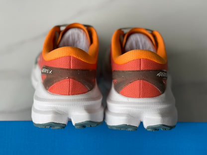 HOKA Mafate X Women Orange red | Light gray-green