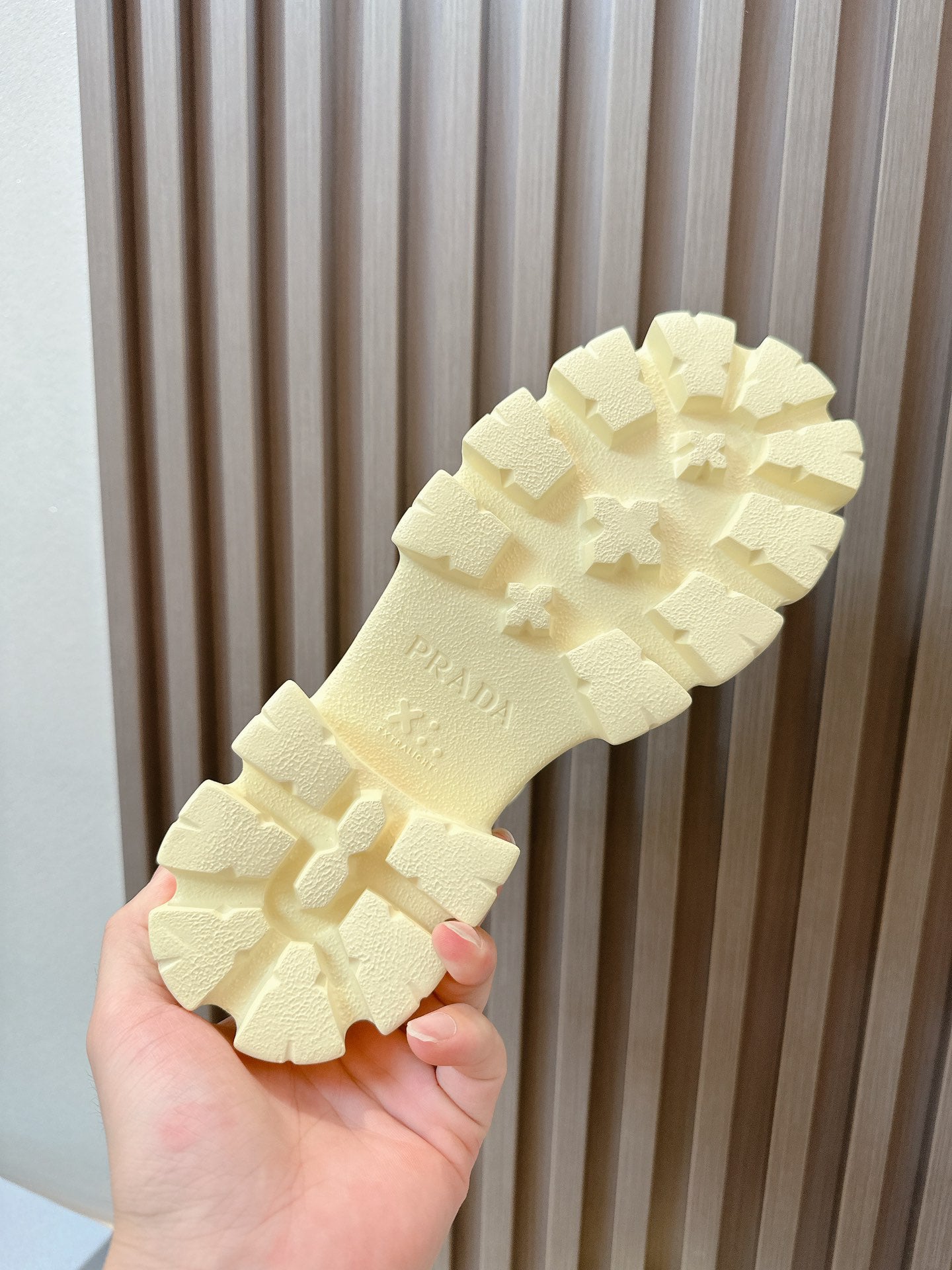 Women Cream Yellow Platform Roman Fisherman Sandals Triangle Metal Logo Adjustable Ankle Buckle Shoes