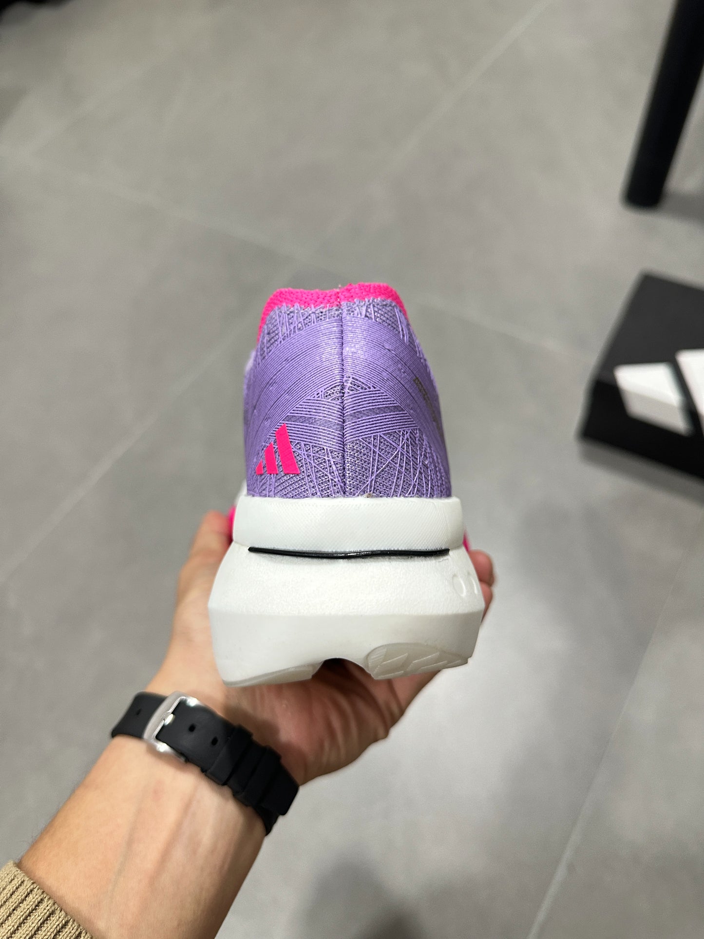 Adidas ADIZERO ADIOS PRO 4 (Purple / Black / Pink colorway)