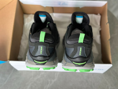 Hoka Tor Ultra Moss Grey | Fluorescent Green