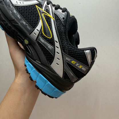 Brooks Adrenaline GTS 10 Retro Running Shoes (Black/Ebony/Aquarius)