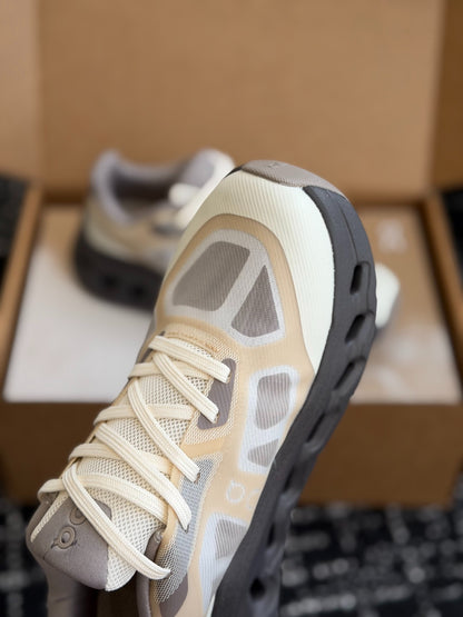 Cloudtilt Remix Sand Ash Cloud Cushion Running Sneakers Retro Earth Tone Commuter Shoes