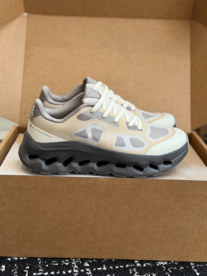 Cloudtilt Remix Sand Ash Cloud Cushion Running Sneakers Retro Earth Tone Commuter Shoes