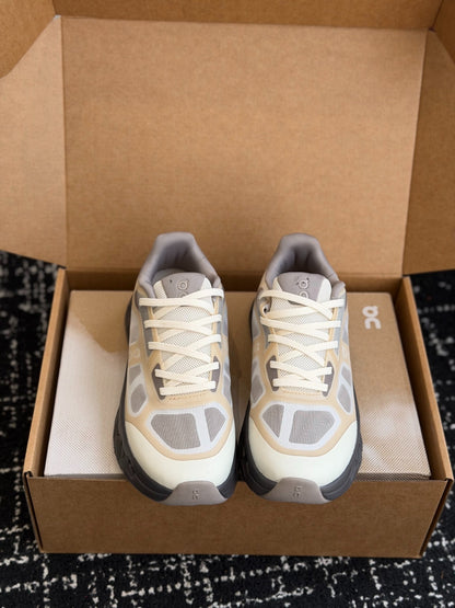 Cloudtilt Remix Sand Ash Cloud Cushion Running Sneakers Retro Earth Tone Commuter Shoes