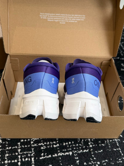 On Cloudmonster 3 Purple White Cushioned Running Sneakers