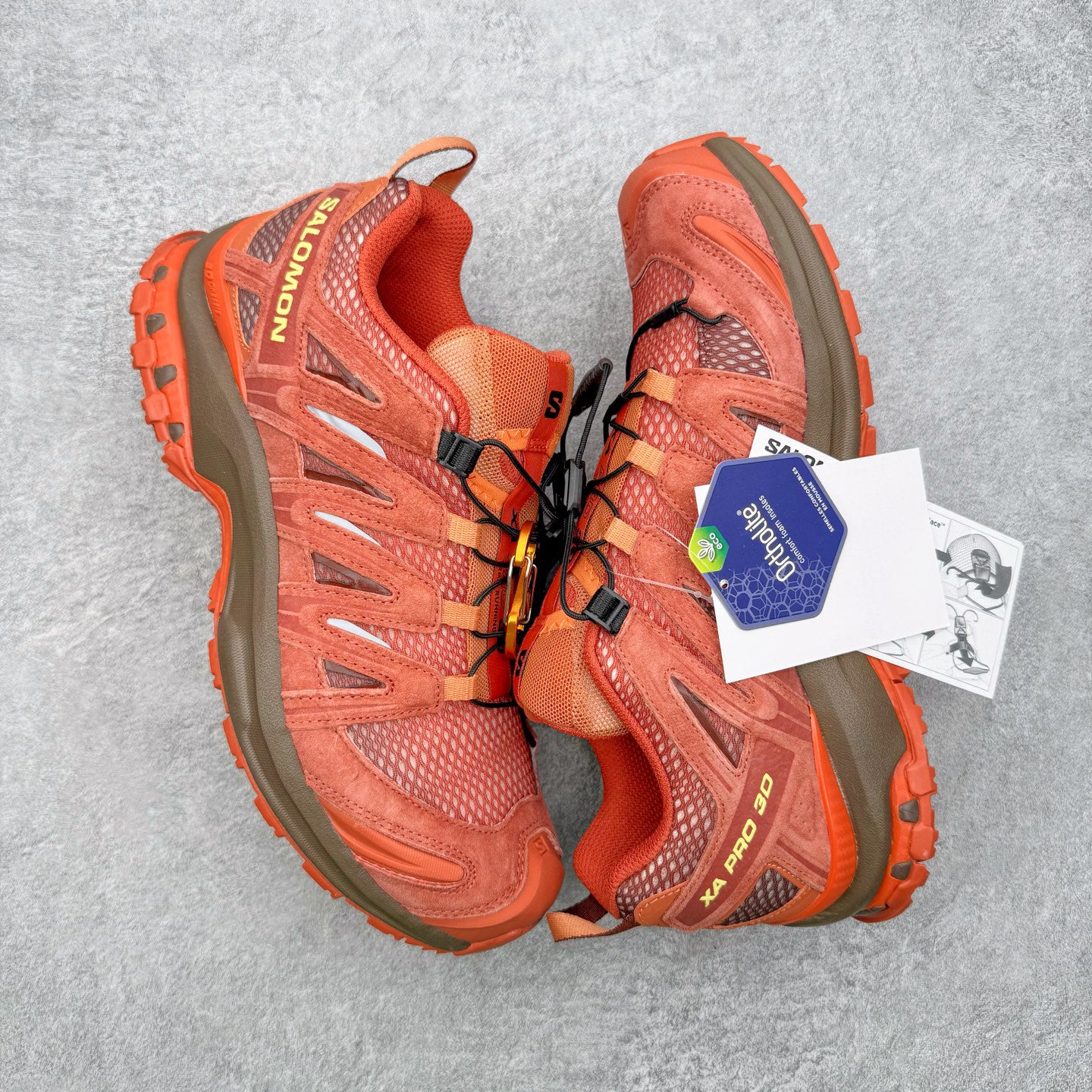 Salomon XA Pro 3D Orange Suede Men Women Casual Hiking Shoes