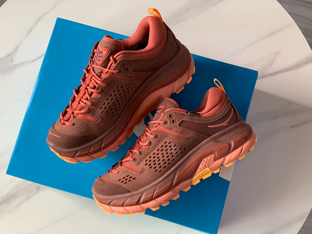 Hoka Ultra Low Gore-Tex Orange Pink | Sand Brown