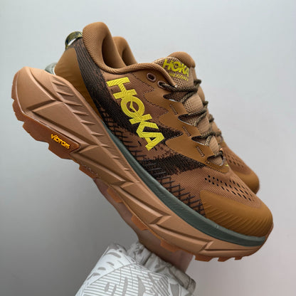 HOKA Skyline-Float X Wheat/Olive Sneakers