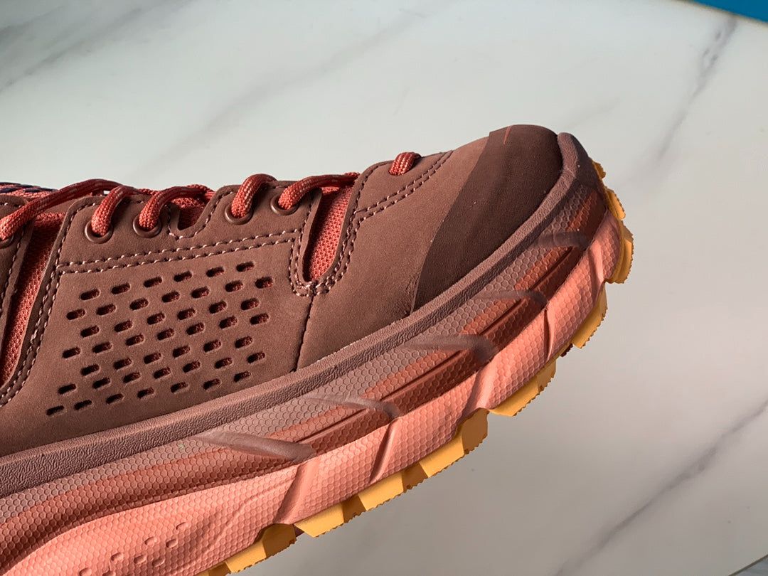 Hoka Ultra Low Gore-Tex Orange Pink | Sand Brown