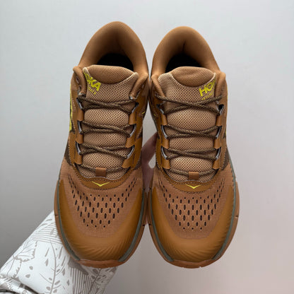 HOKA Skyline-Float X Wheat/Olive Sneakers