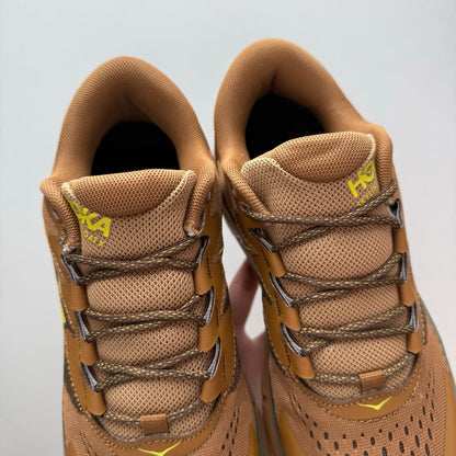 HOKA Skyline-Float X Wheat/Olive Sneakers