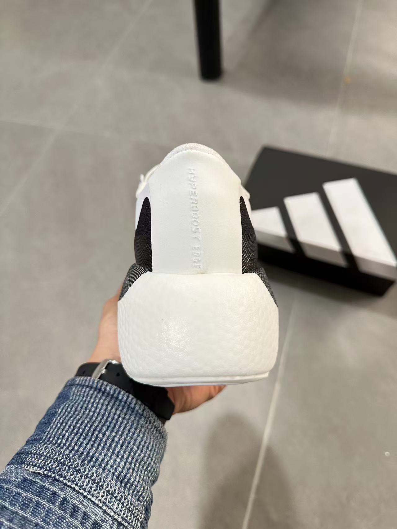 Adidas Hyperboost Edge 'Cloud White Black