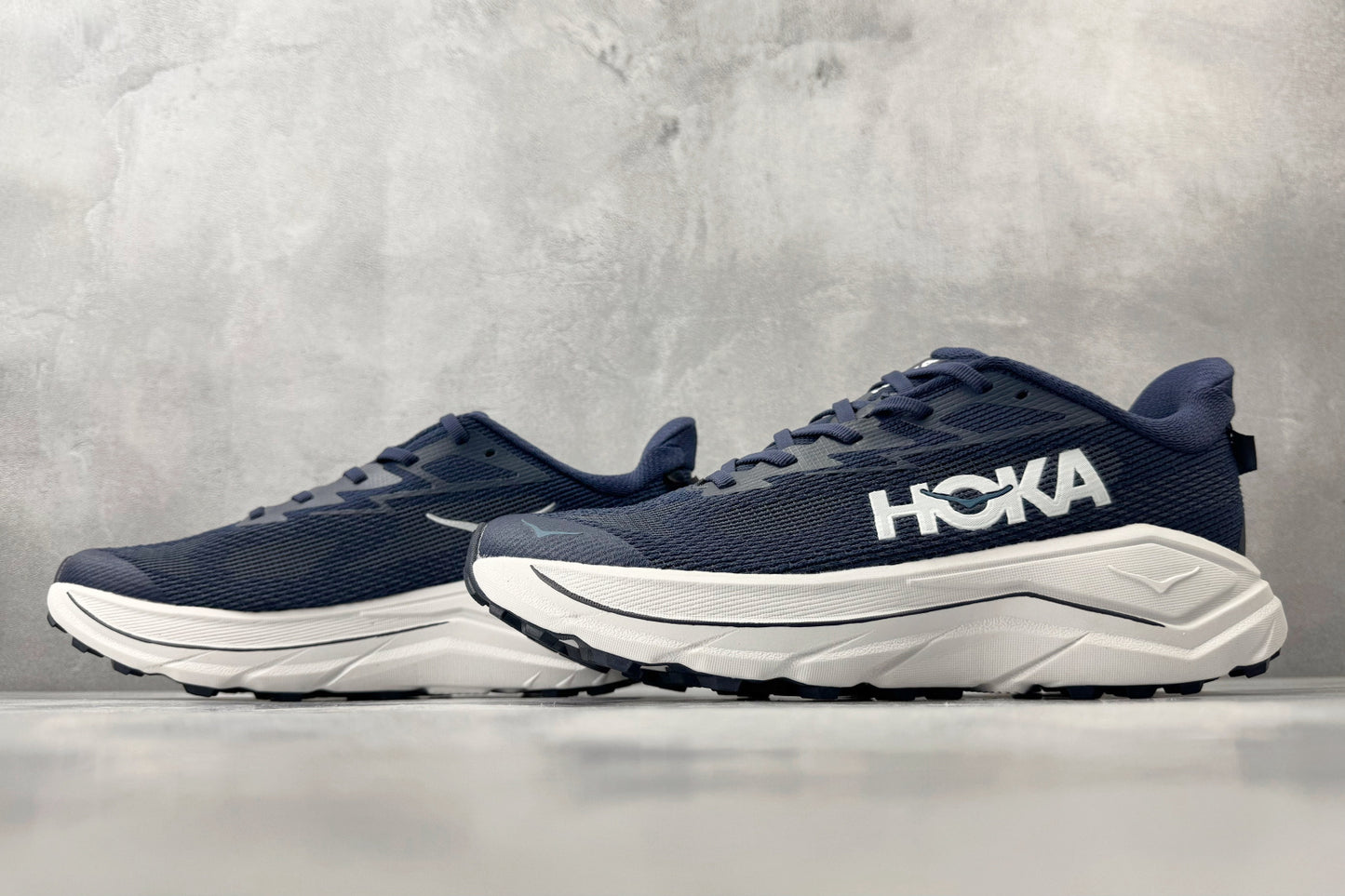 HOKA ONE ONE Challenger 8 "Navy Blue / White" All-Terrain Running Shoes