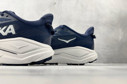 HOKA ONE ONE Challenger 8 "Navy Blue / White" All-Terrain Running Shoes