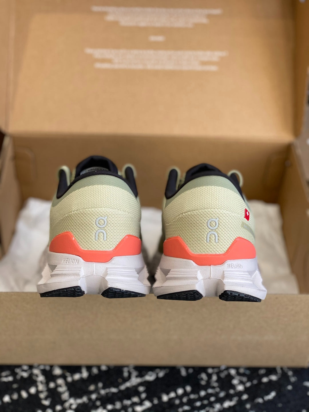 On Cloud X Haze Green Mesh Cross Training Jogging Sneakers
