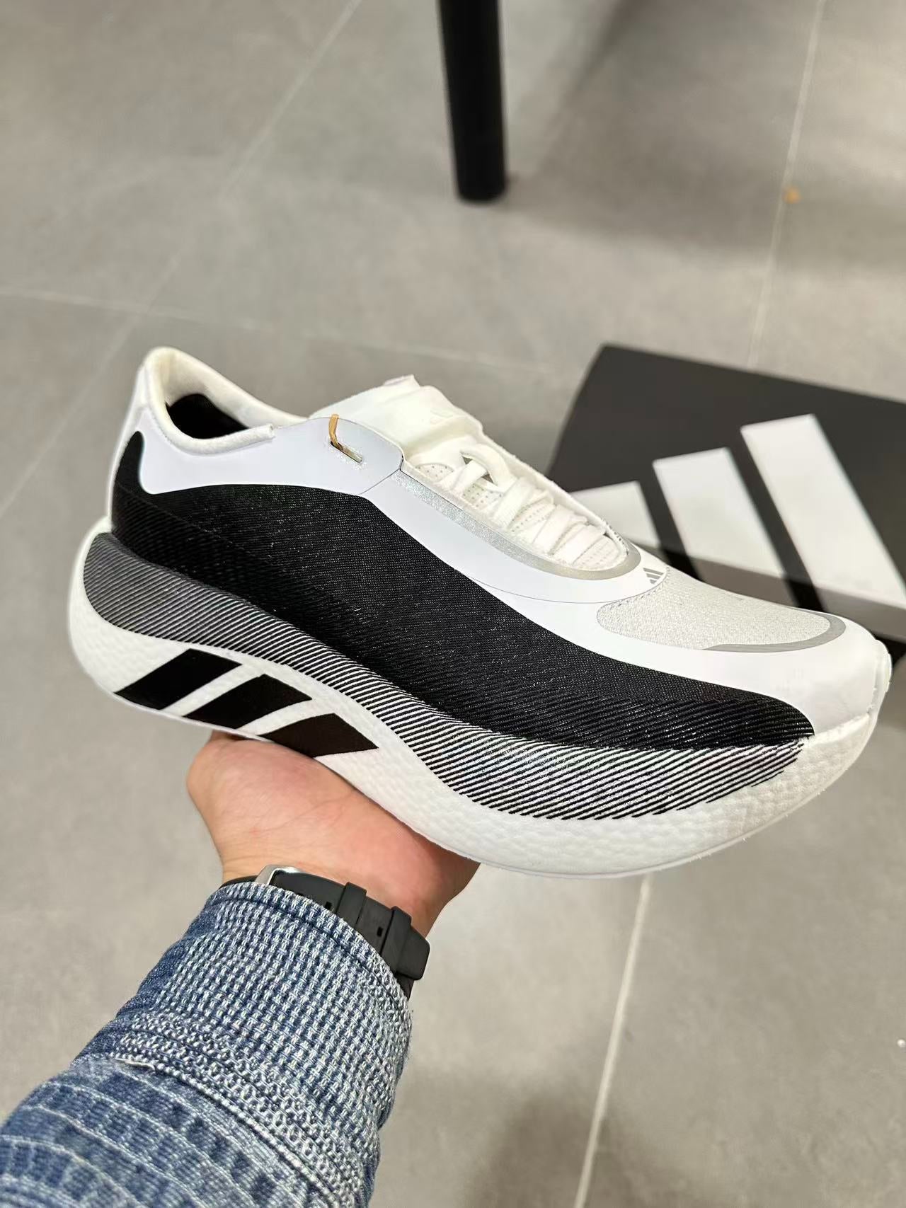 Adidas Hyperboost Edge 'Cloud White Black