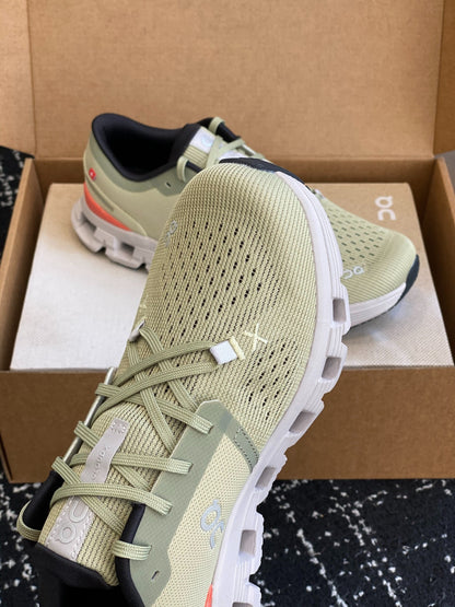 On Cloud X Haze Green Mesh Cross Training Jogging Sneakers