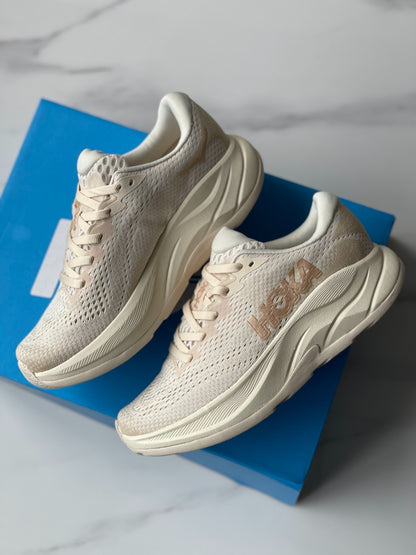Hoka Rincon 4 Running Shoe Khaki | Rose Gold