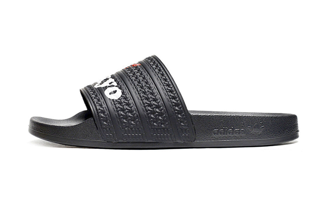 Adidas Originals Adilette "I Love Tokyo" Black Slide Sandals GX6961