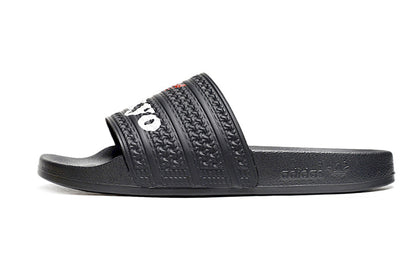 Adidas Originals Adilette "I Love Tokyo" Black Slide Sandals GX6961