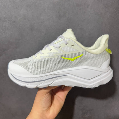 HOKA Challenger 8 - White / Neon Citrus