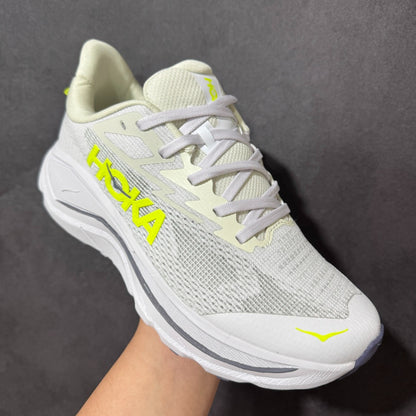 HOKA Challenger 8 - White / Neon Citrus