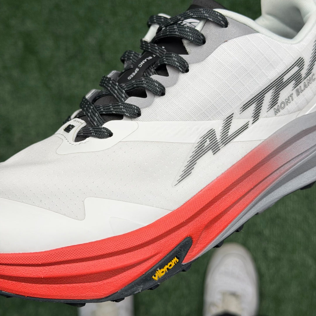 Altra Mont Blanc Speed White Red Men Women Lightweight Trail Running Shoes