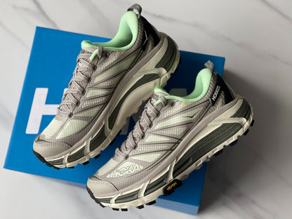 HOKA Mafate Speed 2 Oatmeal Gray | Mint Green