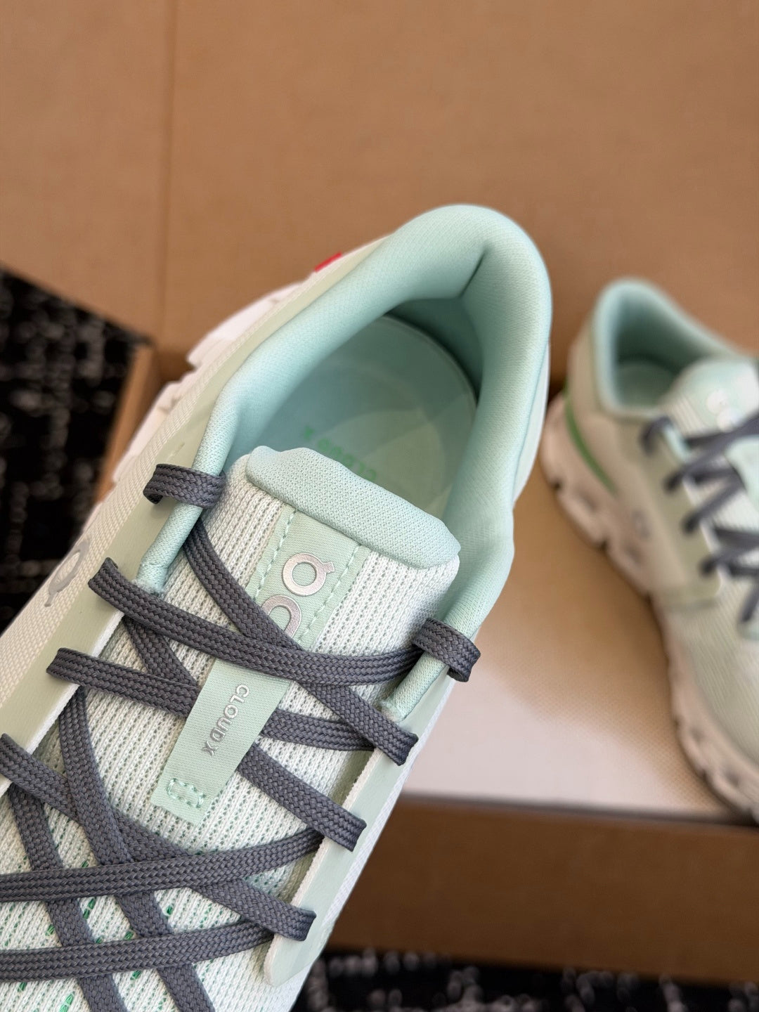 Cloud X 4 Matching Couple Sneakers Pastel Mint Cushioned Sport Running Shoes