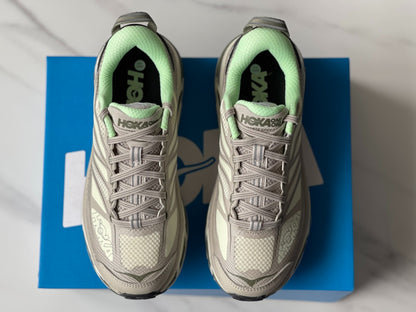 HOKA Mafate Speed 2 Oatmeal Gray | Mint Green