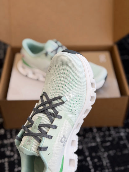 Cloud X 4 Matching Couple Sneakers Pastel Mint Cushioned Sport Running Shoes