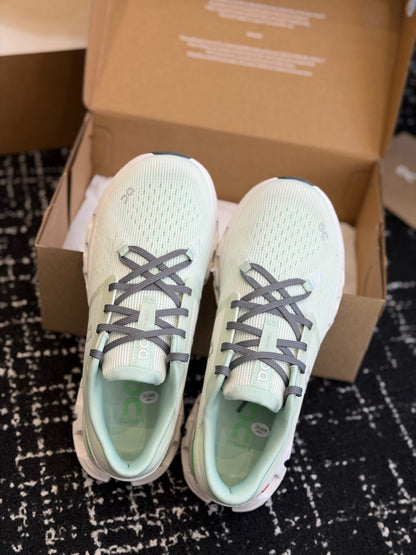 Cloud X 4 Matching Couple Sneakers Pastel Mint Cushioned Sport Running Shoes