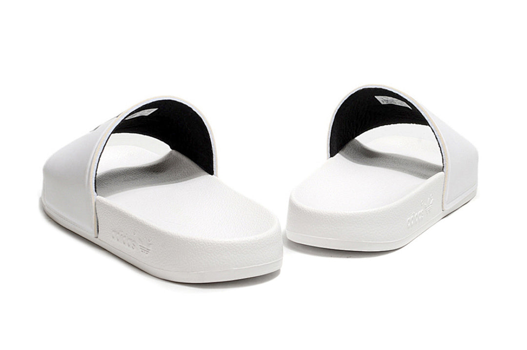 Adidas Originals Adilette White/Black Trefoil Slide Sandals GX6971