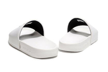 Adidas Originals Adilette White/Black Trefoil Slide Sandals GX6971