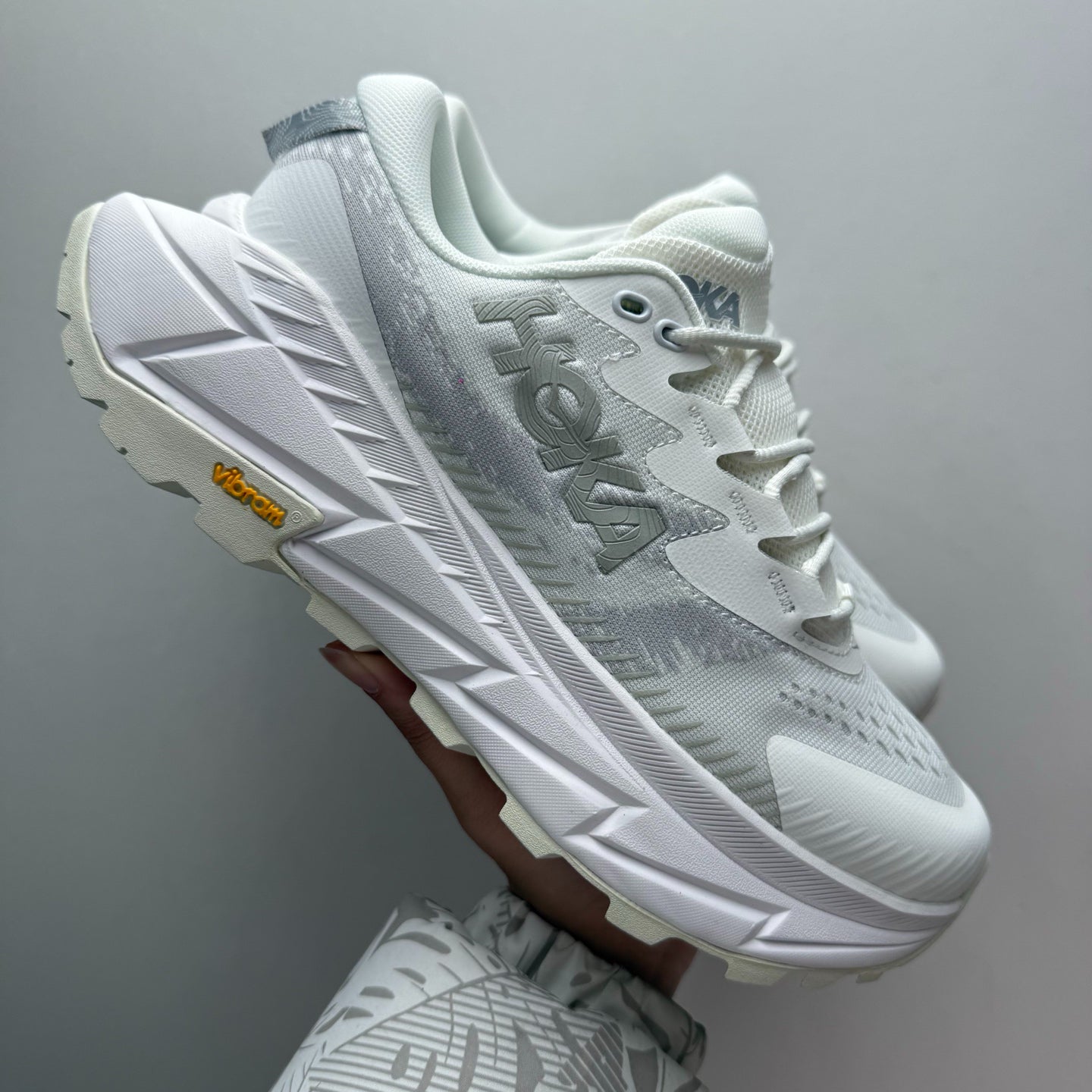 HOKA Skyline-Float X Triple White Sneakers