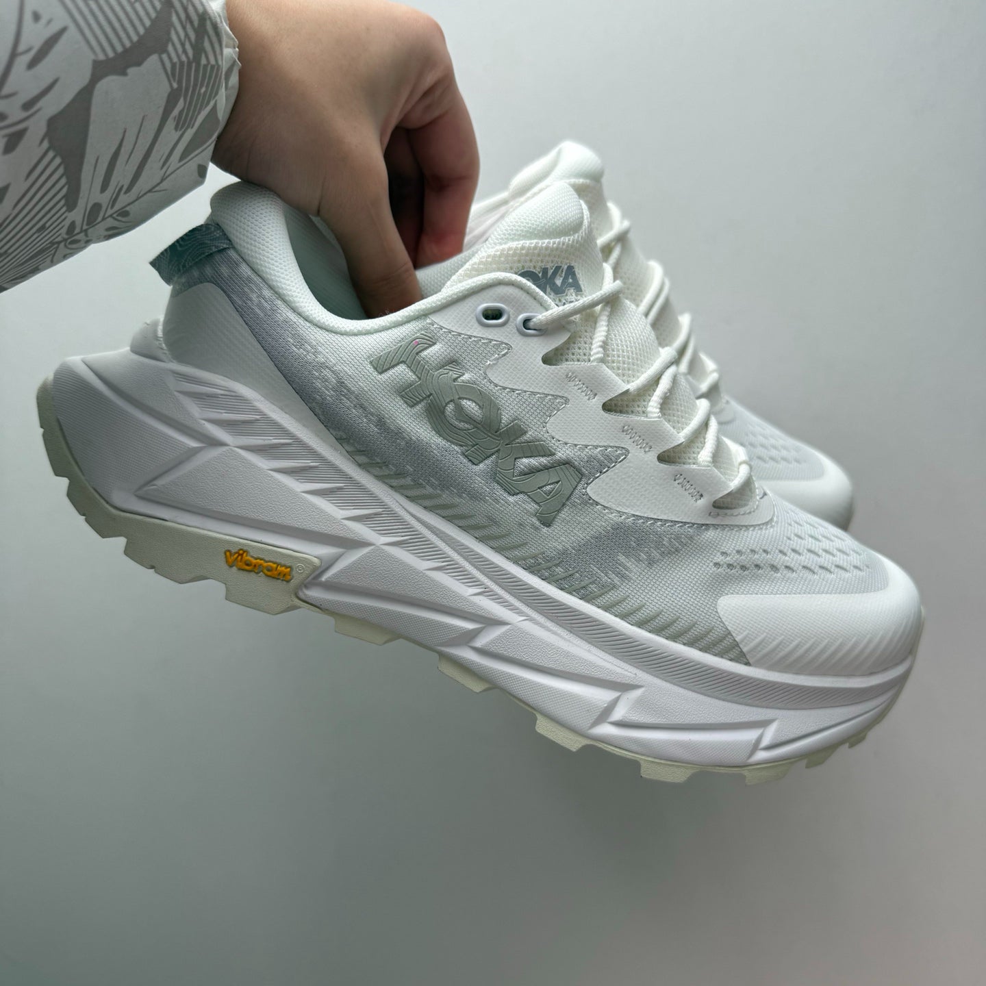 HOKA Skyline-Float X Triple White Sneakers