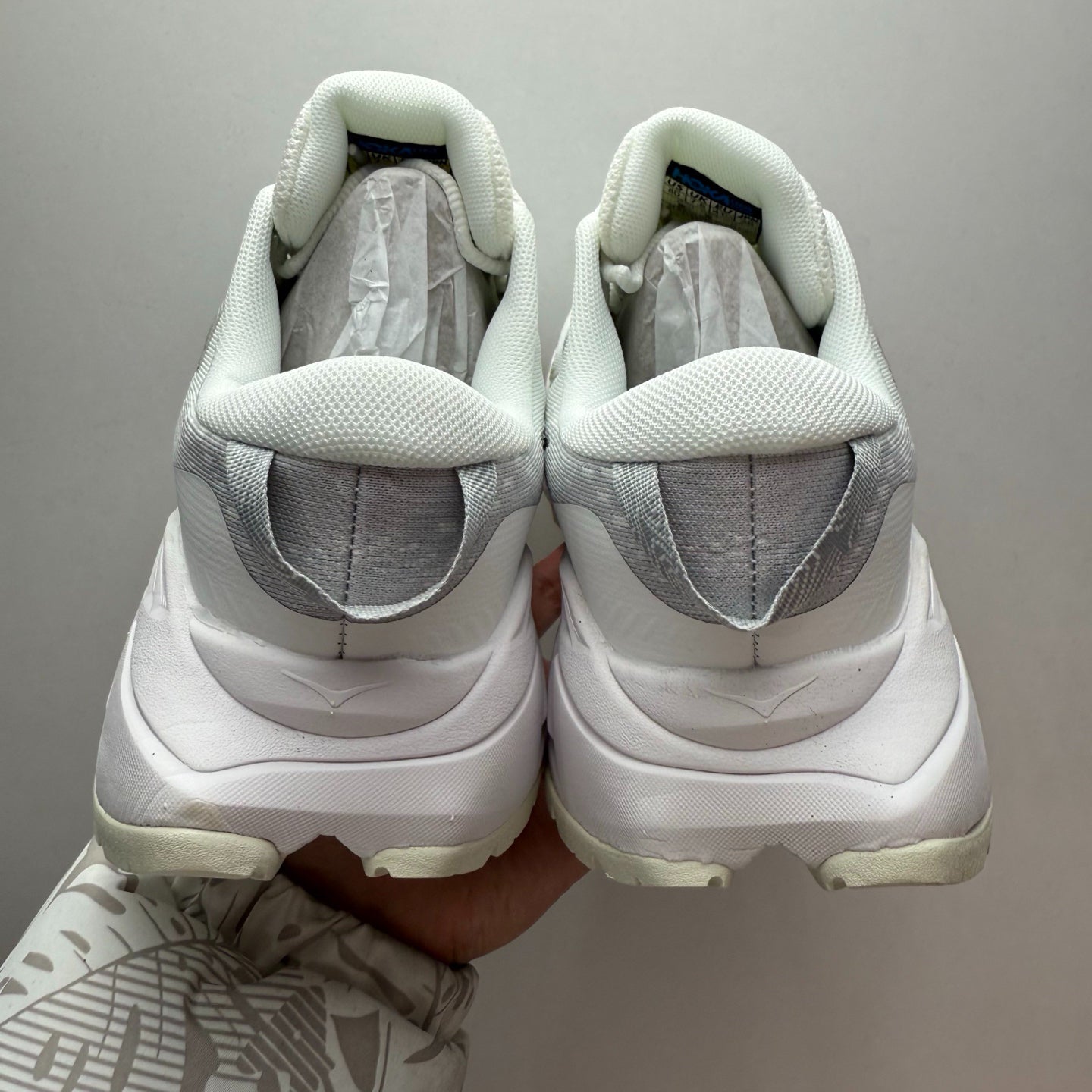 HOKA Skyline-Float X Triple White Sneakers