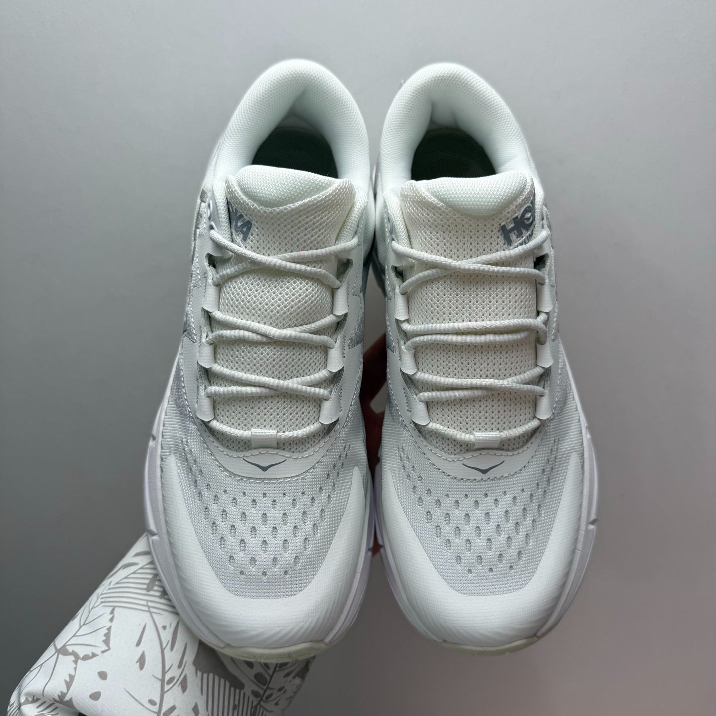 HOKA Skyline-Float X Triple White Sneakers