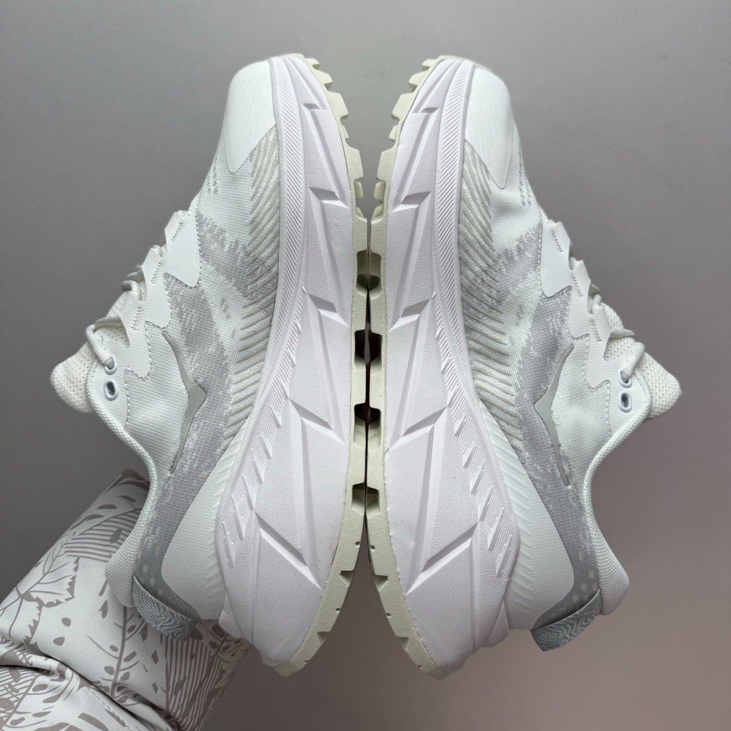 HOKA Skyline-Float X Triple White Sneakers