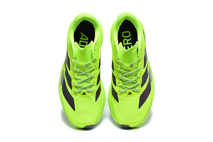 Adidas Adizero Evo SL Running Shoes in Lime Green / Collegiate Purple