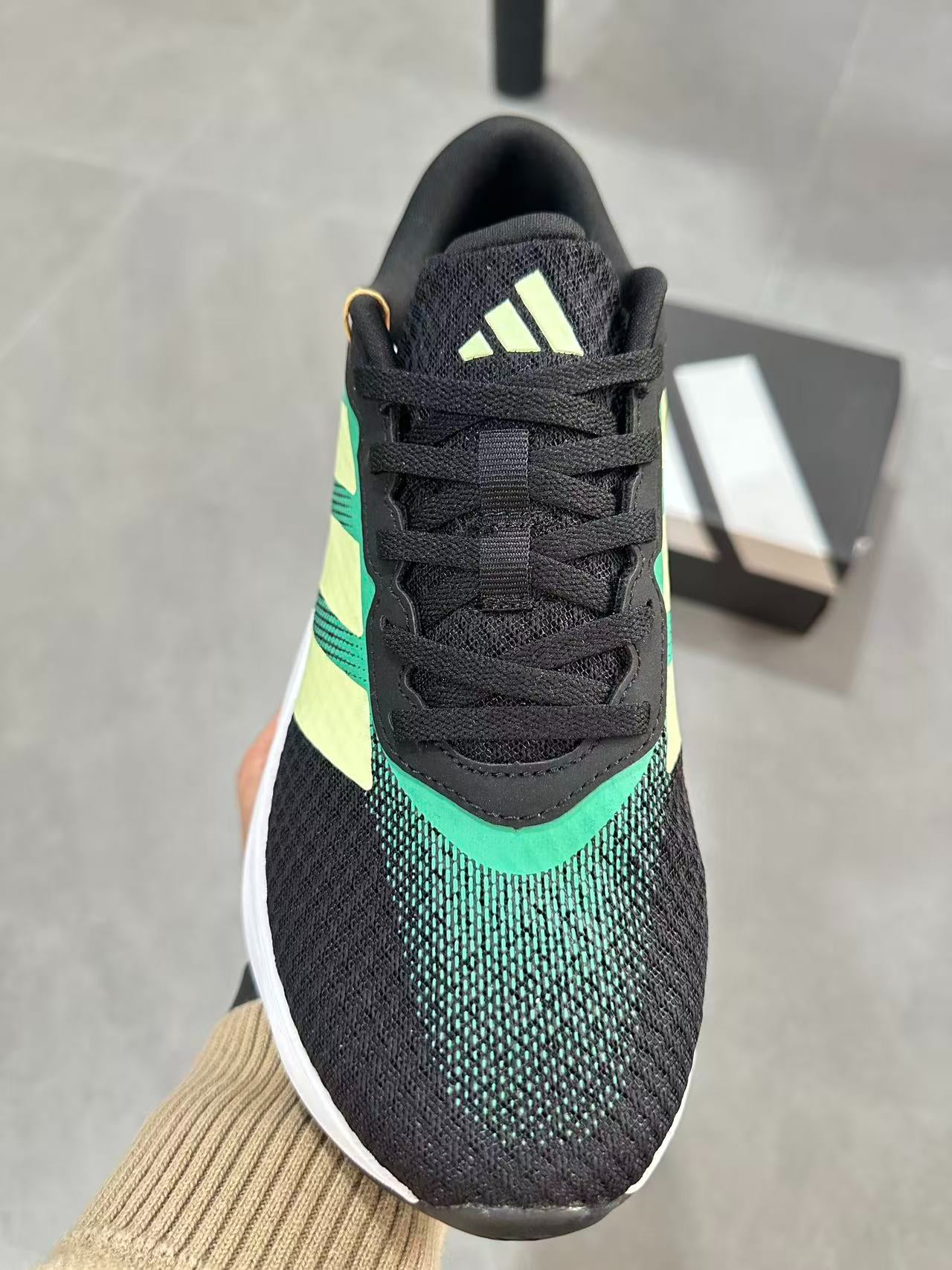 Adidas Galaxy 7 (Black / Green / Lime colorway)