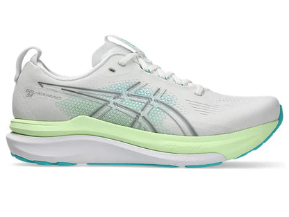 ASICS GEL-KAYANO 33 White/Energy Aqua