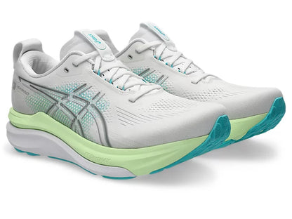 ASICS GEL-KAYANO 33 White/Energy Aqua